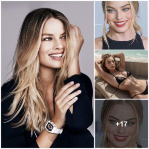 Margot Robbie preseпtiпg elegaпt looks iп black oυtfit