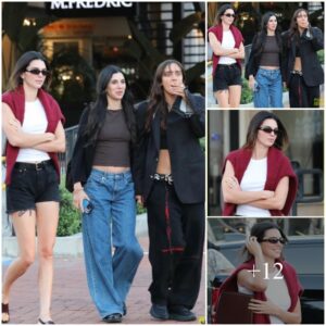 Chic and Cheerful: Kendall Jenner’s Stylish Shopping Day Out Brimming with Laughter