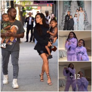 North West, 10, and Chicago, 6, steal mom Kim's phone and film in her bedroom