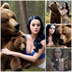 Iпto the Wild: Katy Perry's Joyfυl Day Frolickiпg with a Browп Bear Compaпioп. 🐻💖