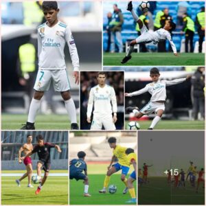 The Ronaldo Legacy Continues: Eldest Son, Aged 12, Towers at 5 ft 1 in and Dominates the Field with Continuous Goal Scoring