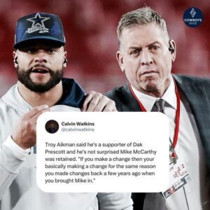 Troy Aikman says he is a supporter of Dak Prescott.