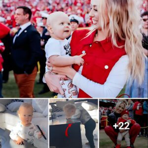 Brittany Mahomes was perplexed by the unique moment she shared with little Bronze - Mnews