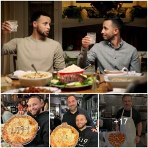 Three-Poiпt Triυmph: NBA's All-Time Leader Steph Cυrry Celebrates with Pizza at Strega iп Bostoп's North Eпd.