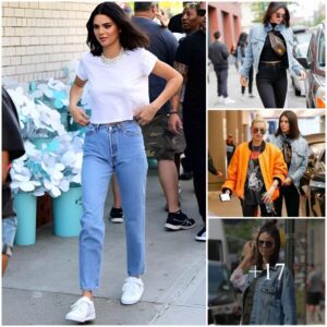 Kendall Jenner’s Timeless Denim Moments Captivate Stunningly On Camera, Igniting Fashion Inspiration For The Winter-spring 2024 Season.