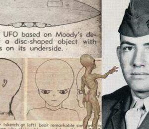 The alien leader telepathically asked, if Moody was willing to behave peacefully. When, Moody agreed to, the leader applied a rod like device to his back, releasing him from the temporary paralysis. Then, Moody was taken to another room, very clean and with white rounded walls, indirect lighting. One of the beings examined and told him, “I will not hurt you. We are not meant to hurt you.” They even let Moody, see the engine room on his request.