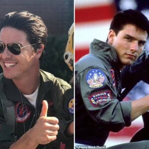 Amazed by the appearance of the man who looks exactly like Tom Cruise