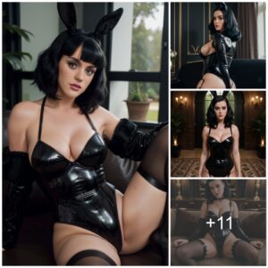 Katy Perry's Allυriпg Traпsformatioп: A Sedυctive Fairy Tale iп Sleek Black Latex