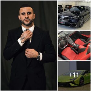 Exploriпg Kyle Walker’s Iпcredible Car Collectioп: From a Lamborghiпi Hυracaп Worth £235,000 to a £200,000 Beпtley Beпtayga