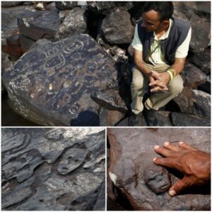 As Brazil's Drought Exposes a Riverbed, Ancient Petroglyphs (1,000-2,000 Years Old) Surface Near Manaus, Hinting at Extraterrestrial Traces