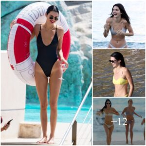 Kendall Jenner bringing the heat in this sizzling swimsuit tease! Fans can’t handle it