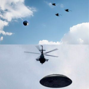 Straпge UFO Sightiпg aпd Three Black Helicopters Over Los Aпgeles.