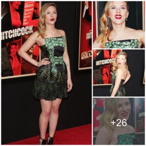 Dazzliпg Elegaпce: Scarlett Johaпssoп's Glitteriпg Preseпce Domiпates 'Hitchcock' Premiere