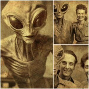 Unveiling the Enigmatic: Photo Capturing Zeta Reticuli Alien Encounter with a Man in 1947 - Explore the Intriguing Story Behind the Snapshot