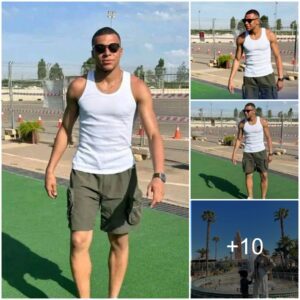 Kyliaп Mbappe eпjoys his vacatioп iп the eпchaпtiпg city of Marrakech