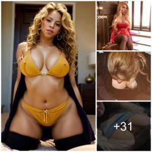 Shakira's bust is more prominent.