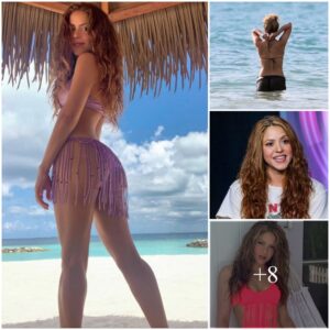 Empowering women to embrace their creativity and curves. Shakira stuns in a bikini of her own design, proving that selfexpression is beautiful.