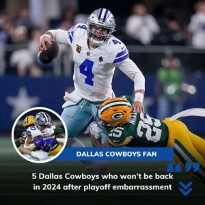 No Way Back: The Surprising Stories of 5 Dallas Cowboys After Defeat in the 2024 Playoff Match