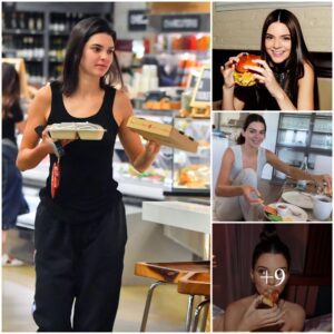 Explore The Adorable Moments Of Kendall Jenner Enjoying Delicious Meals And Discover Her Secrets To Maintaining A Fabulous Figure.