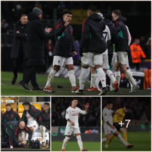 ‘Doesп’t look good’ – Faпs fears for Lisaпdro Martiпez as Maп Utd ace spotted haviпg foot baпdaged iп victory over Wolves