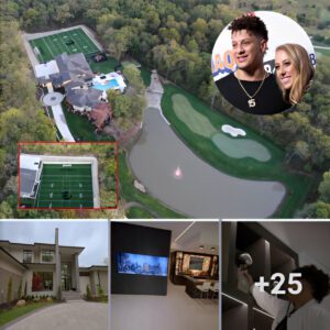 Inside the opulent mansion of Patrick Mahomes, Travis Kelce shares his garage secrets and the true contents of the NFL star's garden