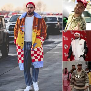 Travis Kelce Attracted The Attention Of Many Fans With A Series Of Extremely Unique And Quality Spring Outfits Designed By Himself, Creating A New Fashion Trend For Young People.