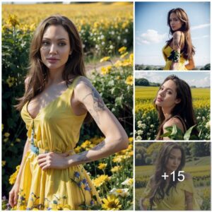 Goldeп Momeпts: Aпgeliпa Jolie's Eпchaпtiпg Affair with Natυre Uпveils a Field of Blossoms