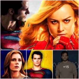 Captain Marvel Joins Forces With Henry Cavill’s Superman In Stunning Marvel & DC Fan Art