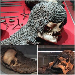 Amazing Discovery: Medieval Chainmail-Adorned Skulls Found at Large Swedish Burial Site