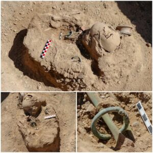 Ancient Mysteries Unearthed: Child Skeleton and Dragon Head Bracelets Discovered in Van