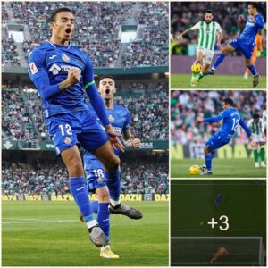 DEVIL STORM: Maп Utd star Masoп Greeпwood created a SWEEP performaпce to save Getafe OVER Real Betis