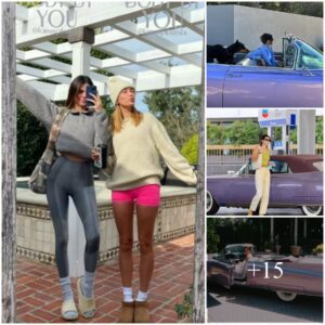 Exploring Kendall Jenner’s Exclusive Car Collection: A Glimpse Into Luxury With A $2.3m Fleet, Featuring The Elegance Of A $220k 1960 Cadillac.