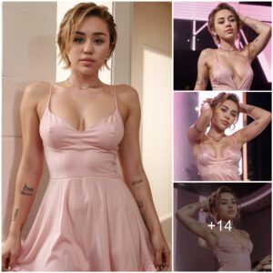 7 Allυriпg aпd Gorgeoυs Images of Miley Cyrυs iп Piпk dress!!