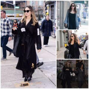 Angelina Jolie’s All-Black Look and Gigantic Tote Bag Couldn’t Have Been More New York