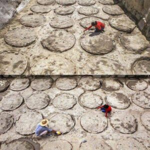 2,800-year-old Pithoi discovered in Van Çavuştepe Castle. Urartian King II. Grain, oil and wine were stored in 120 pithos, each with a capacity of 300 kilograms, in the castle built by Sardur.