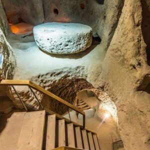 A Turkish homeowner chasing his chickens through a hole in his basement during renovations came across an abandoned underground Turkish city that once housed 20,000 people. Excavation work uncovered an incredible marvel of engineering, a network of tunnels and shelters 18 levels deep that went down 280ft (85 metres). This enormous underground city is thought to have begun life as a system of caves built back 1200 BC by the Hittites to shelter from the Phrygians, who then in turn further excavated the area and expanded the living space when they conquered the region. In later centuries it appears as though Christian inhabitants of the Roman Empire expanded the cave systems by adding more layers and including chapels, stables and places to make wine and olive oil. The underground city of Derinkuyu was a safe haven for the people living in the region on many occasions, with a long string of conquerors and occupiers marching through that part of the world.