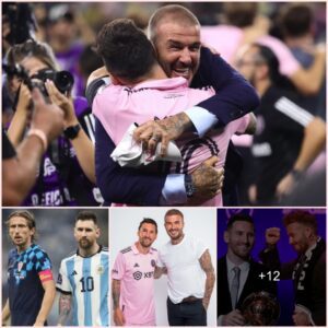 David Beckham did something special for Messi