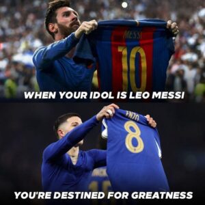 Leo Messi inspires the football world🇦🇷 👑