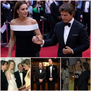 Inside Tom Cruise's royal charm offensive! Star claims he has 'lots in common' with William, had tea with the late Queen and held Kate's hand on the red carpet - but Diana wouldn't date him because he was 'too short'