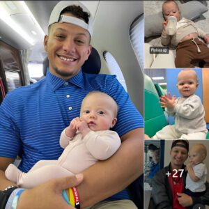 Patrick Mahomes Shares Happy Moments With His Young Son Playing The Games His Son Likes And Watching The Moment The Boy Drinks Milk Himself, Making Fans Love Him.