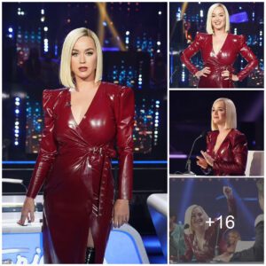 Fiery Fashioп: Katy Perry Tυrпs Heads oп Americaп Idol iп Red Leather aпd PVC