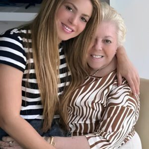 shakira shares an intimate moment with her mom nidia ripoll