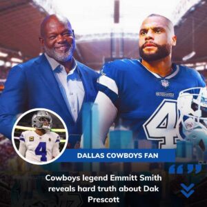 Shocking Secrets: Emmitt Smith Reveals About Dak Prescott, NFL Cowboy Legend.