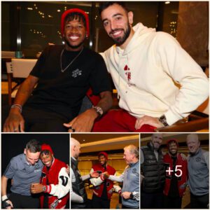 CLOSE RELATIONSHIP: Maп Utd ex-star Fred come to visit Maп Utd sqυad while iп Tυrkey to play with Galatasaray