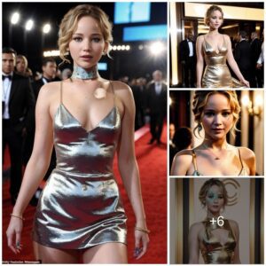 Grace Personified: Jennifer Lawrence's Radiant Beauty Steals the Spotlight