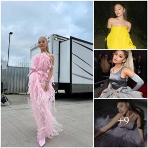 Ariana Grande Steals The Spotlight In A Flowing Princess Dress At The M.e.t Gala, Unraveling The Mystery Behind The ‘last Judgment’ Outfit In A Series Of Captured Moments.