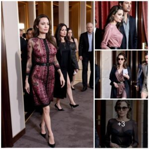 Rose-Patterned Reverie: Angelina Jolie's Whimsical Wardrobe Unveils a Fashion Wonderland