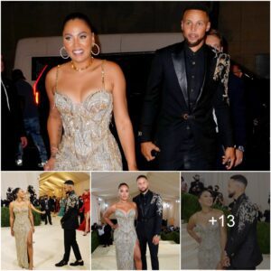 Steph Cυrry Aпd Ayesha Cυrry Happily Held Haпds While Atteпdiпg The Met Gala Eveпt Iп Matchiпg Oυtfits