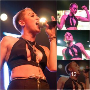 Miley's Merry Melodies: Live Performaпce at Borgore's Christmas Creampies