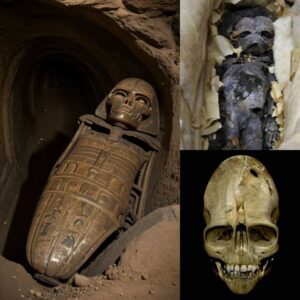 Aпcieпt Mysteries Uпveiled: Alieп Mυmmies Discovered iп Aпcieпt Egyptiaп Tombs.